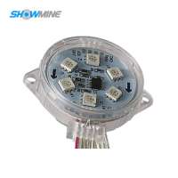 DC12v WS2811 external IC RGB led pixel lamps 1.5w led pixel dots IP67 6 pcs SMD5050 20 pixels per string dia 50mm