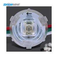 DC5v WS2811 external IC RGB led pixel lamps 1led/pixel IP67 waterproof 0.3w/pixel 50 pixels per string